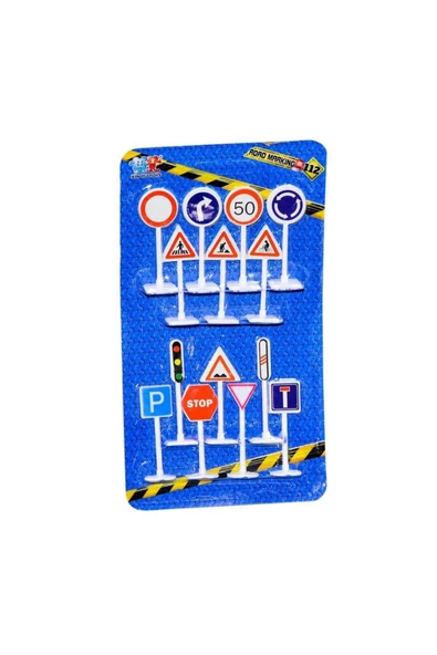 Oyuncak Trafik Işaretleri 14 Parça ürün görseli 1