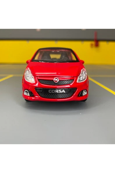 Opel Corsa Opc 1/36 Ölçek *c&c Model Garage* Çek Bırak Diecast Metal Model Oyuncak Araba - Resim 2