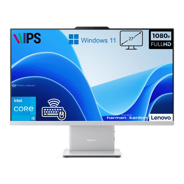 Ideacentre Aıo Intel Core I5 13420H 64GB Ram 2tb SSD 27" Fhd WIN11 All In One Bilgisayar F0HM0045TR-P11 ürün görseli 1