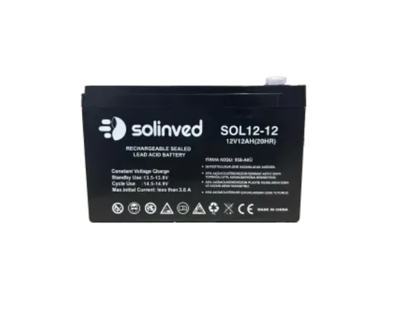 12V 12AH Ups Ve Alarm Aküsü ürün görseli 1