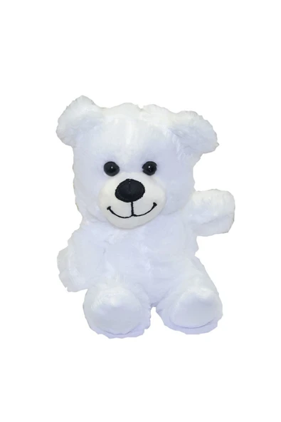 Sevimli Ayıcık Peluş Oyuncak 20 cm Beyaz ürün görseli 1