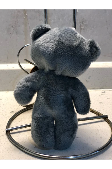 Sevimli Ayıcık Peluş Oyuncak Anahtarlık Uyku Arkadaşı Hediyelik 12 CM - Resim 2