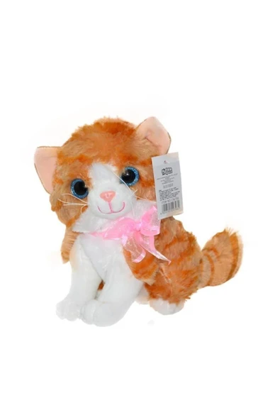 Miyavlayan Sesli Peluş Oyuncak Kedi 30 Cm ürün görseli 1