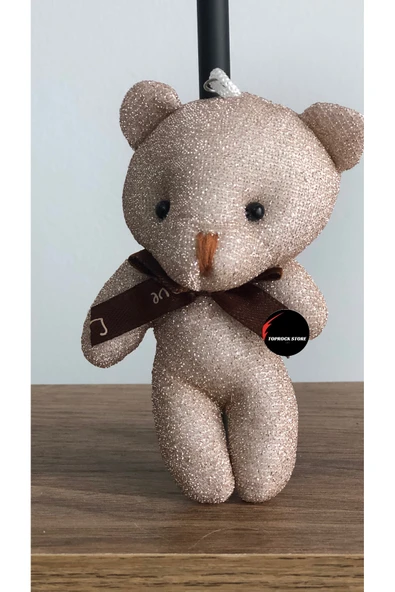 Sevimli Ayıcık Peluş Oyuncak Anahtarlık Uyku Arkadaşı Hediyelik 12 CM ürün görseli 1