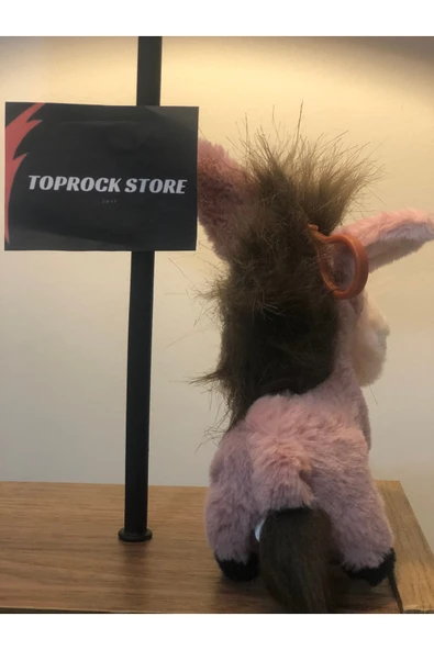 Sevimli Eşek Peluş Oyuncak Gülen Şaşkın Hediyelik Oyuncak Anahtarlık Uyku Arkadaşı 15 cm - Resim 3