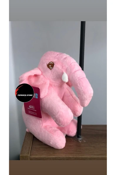 Sevimli Fil Peluş Oyuncak Uyku Arkadaşı Hediyelik Paluş 20 Cm - Resim 2