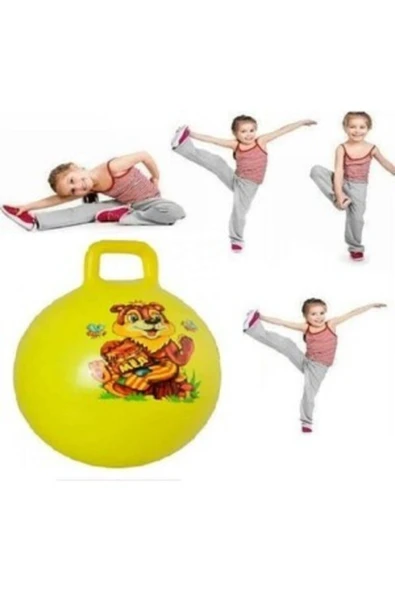 Çocuk Zıp Zıp Top Pilates Topu + Pompa ürün görseli 1