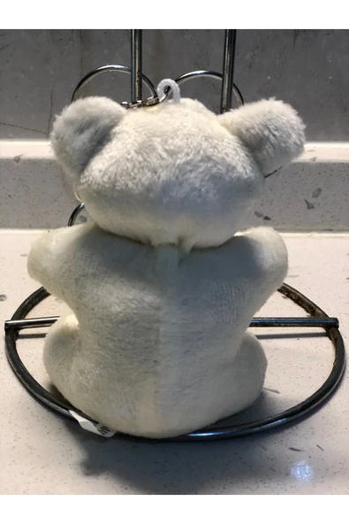 Sevimli Ayıcık Peluş Oyuncak Desenli Anahtarlık Uyku Arkadaşı Hediyelik 11 CM - Resim 2