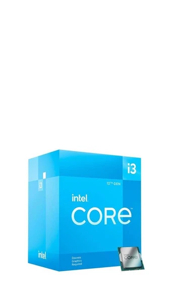Intel Core i3 12100F BOX 3.3 Ghz 4 Çekirdek 12MB Cache LGA1700 Soket 10NM Kutulu İşlemci ürün görseli 1