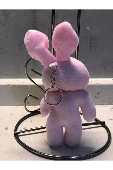 Sevimli Tavşan Peluş Oyuncak Anahtarlık Uyku Arkadaşı Hediyelik 12 CM - Resim 2