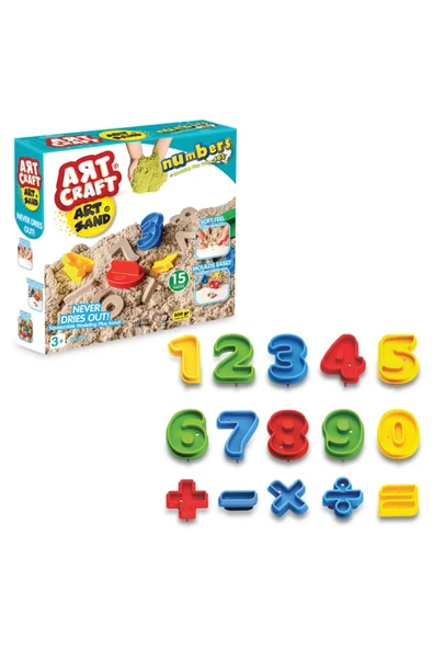 Numaralar Kum Seti 500 Gr 4 Parça ürün görseli 1