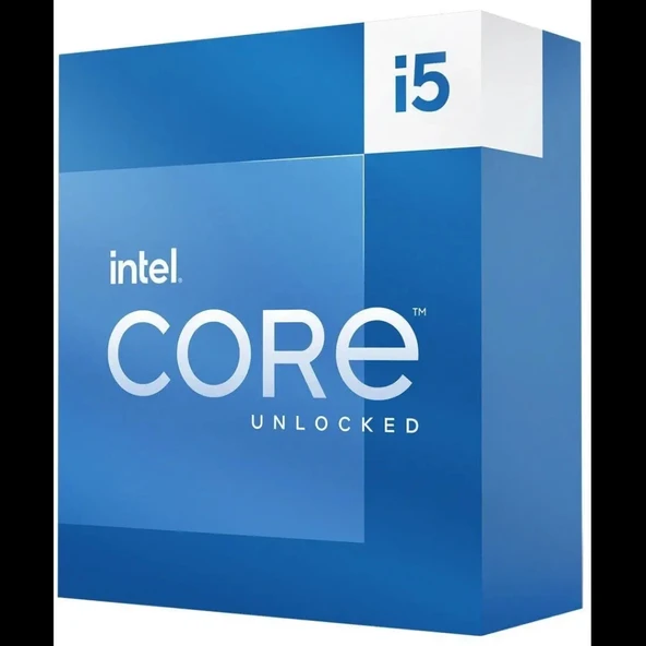 INTEL i5-14400 10 Core, 2.50Ghz, 20Mb, 65W, LGA1700, 14.Nesil, BOX, (Dahili Grafik VAR, Fan VAR) ürün görseli 1