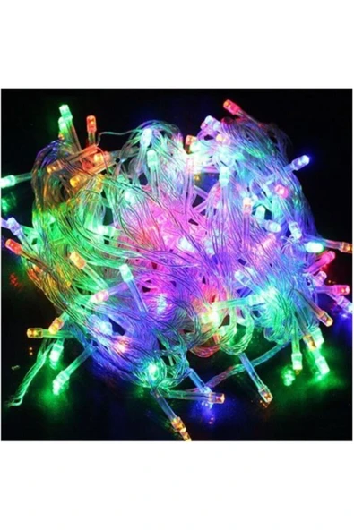 Renkli Dekor Lambası 10 Metre 100 Led - Resim 2