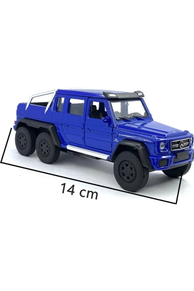 Mercedes G63 6x6 Metal Model Araba Die Cast 1/36 ürün görseli 1