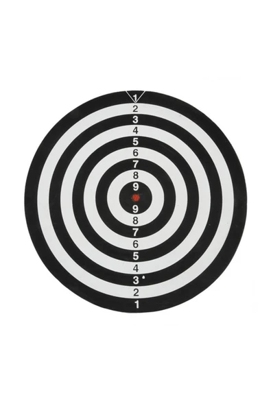 Dart Oyun Seti Çift Taraflı 35,5 Cm 6 Adet Ok - Resim 2