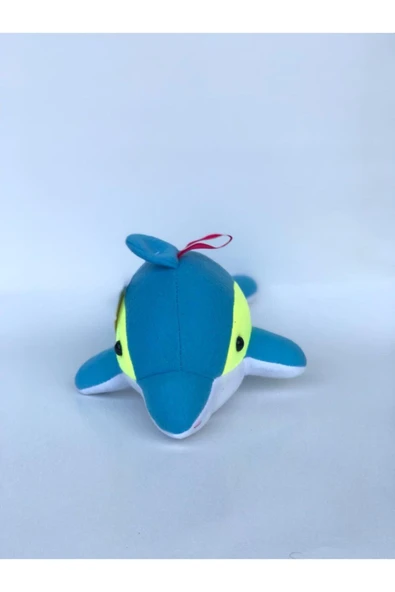 30 Cm Peluş Yunus Balığı - Kapı Süsü - Araba Aksesuar - Resim 3