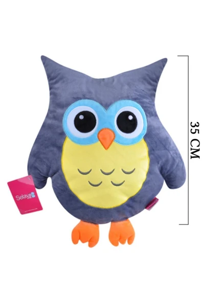 Peluş Baykuş Yastık 35 Cm 2102 - Resim 2