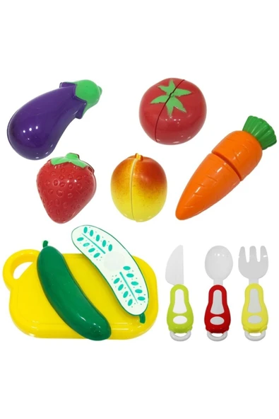 Kesilebilen Meyve Sebze Seti 16 Parça - Resim 2