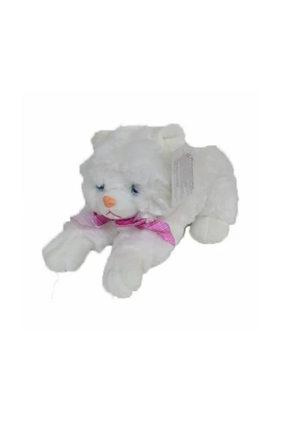 Sesli Oturan Peluş Kedi ürün görseli 1