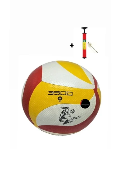 Voleybol Topu A Kalite 5 Numara Şişirme Pompası Hediyeli ürün görseli 1