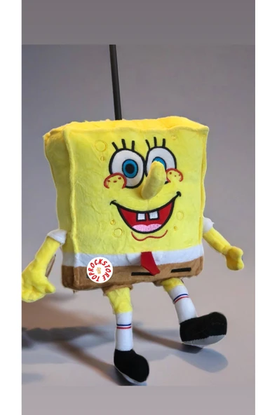 Sünger Bob Peluş Oyuncak Burunlu Hediyelik Uyku Arkadaşı 30 cm ürün görseli 1