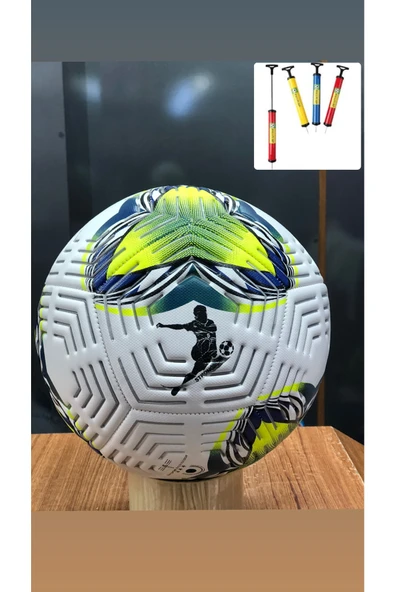 Dikişli Futbol Topu  5 Numara Şişirme Pompası ürün görseli 1