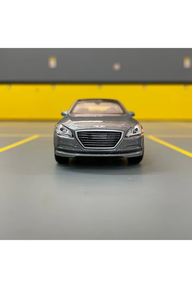 Hyundai Genesis G80 1/36 Ölçek Diecast Metal Model Araba Çek Bırak Araba Oyuncak Araba - Resim 2