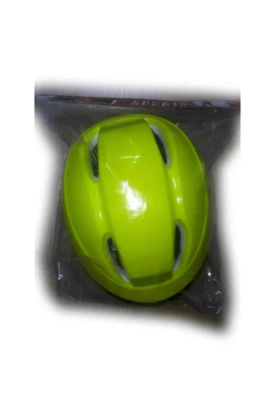 Sarı Kask Dizlik Dirseklik Eldiven Koruyucu Set - Resim 3