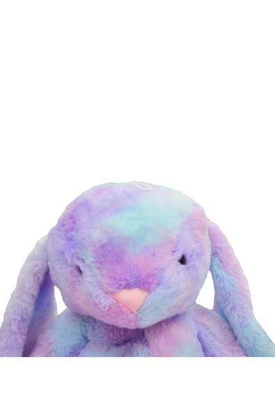 Peluş Renkli ve Uzun Kulaklı Tavşan 55 Cm 62450 - Resim 3