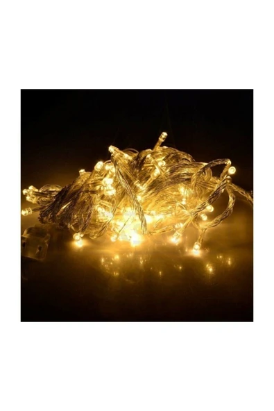 100 Ledli Fişli Led, Dekor Lambası 10m Günışığı Yılbaşı Ağacı Işığı 10m Fişli Led - Resim 2