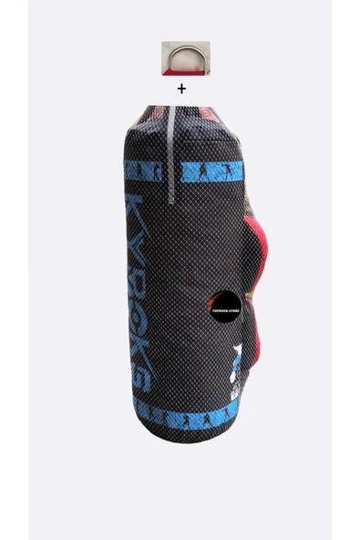 Çocuk Boks Torbası Seti Eldivenli Aparat Hediyeli Kum Torbası ürün görseli 1