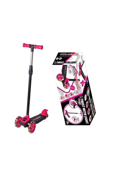 Işıklı Ayarlanabilir Yükseklik Led Işıklı Cool Wheels Scooter ürün görseli 1