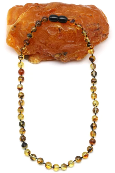 Damla Kehribar Bebek Diş Kolye - 33 cm ürün görseli 1