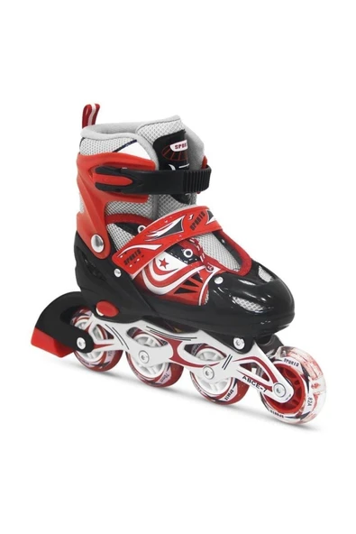 Işıklı Metal Gövdeli Büyük Boy Paten Mavi - Resim 3