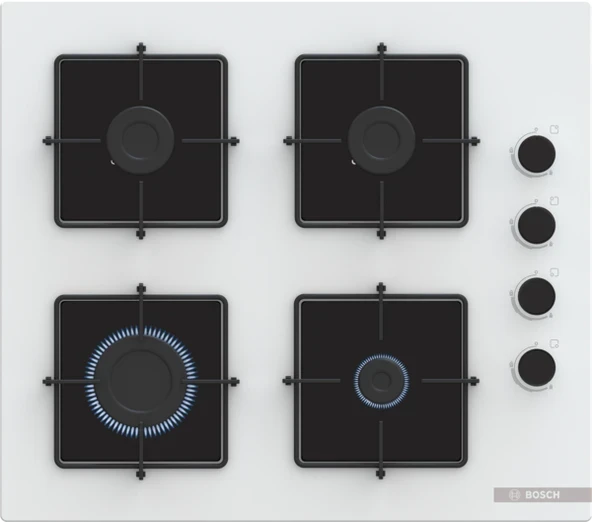 Bosch POP6C2P30O Beyaz Cam Ankastre Ocak ürün görseli 1