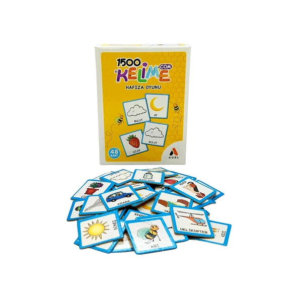 Adel Memory Hafıza Oyunu 1500 Kelime (000575) - Resim 3