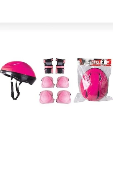 Çocuk Kask Dizlik Dirseklik Koruyucu Seti - Resim 3