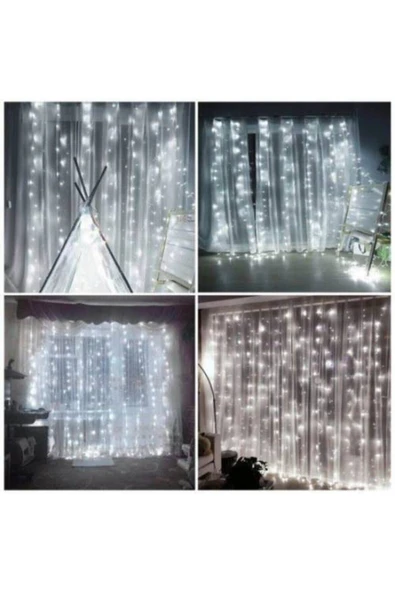 Perde Led 10 Saçak 2x2 Perde Led - Resim 2