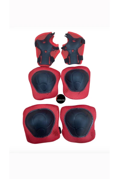 Işıklı Çocuk Pateni Ayarlanılabilir Alıştırma Silikon Tekerli Frenli Metal Gövdeli Paten Dizlik Set - Resim 2