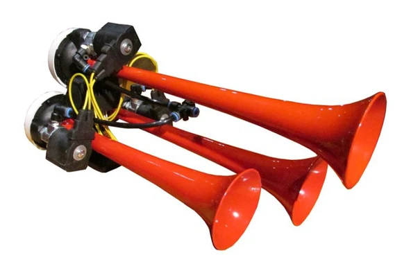 Unıversal 3 Sesli Arap Korna Boyalı - Yeni Model 12v - Hido 522b ürün görseli 1