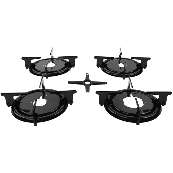 LG Cam Ocak ile Uyumlu 4'Lü Izgara Seti, Izgara, Izgara Tabağı, Cezvelik - Resim 3