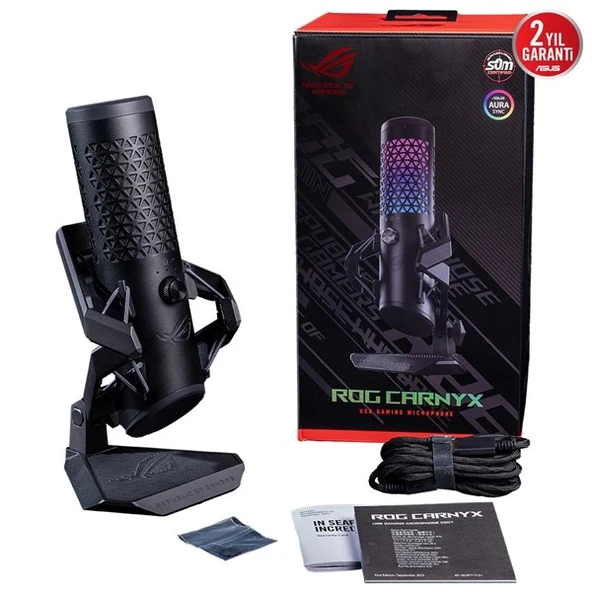 <![CDATA[ASUS ROG CARNYX PROFESYONEL RGB YAYINCI MIKROFON]]> - Resim 6