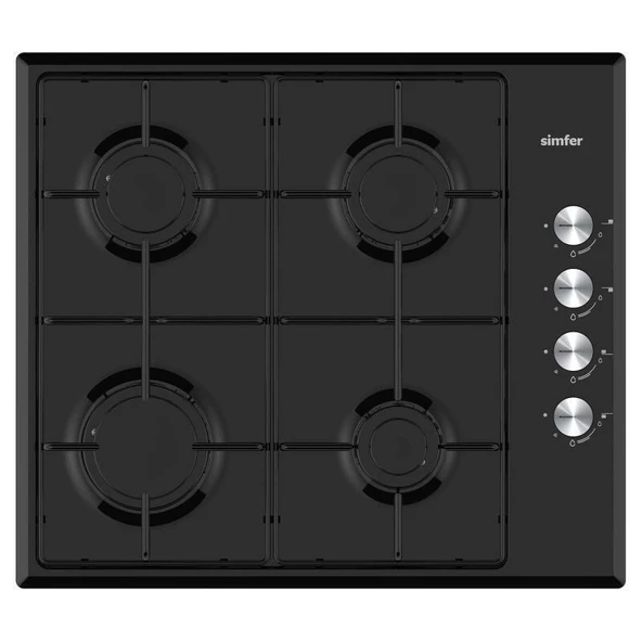 Simfer 4 Fonksiyon Trend Mekanik Siyah 3'lü Ankastre Set (8252 Fırın + 3851 Ocak+8713 Davlumbaz) - Resim 3
