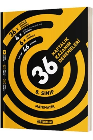 Hız 8. Sınıf Haftalık Deneme Matematik ürün görseli 1