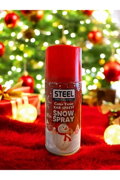 Kar Spreyi Erimeyen Kar Cama Yazı Yazma Ağaç Süsleme 150 ml - Resim 3