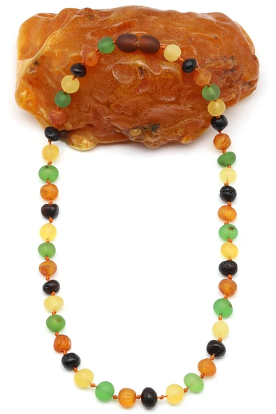 Damla Kehribar Bebek Diş Kolye - 32 cm ürün görseli 1