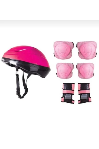 Çocuk Kask Dizlik Dirseklik Koruyucu Seti ürün görseli 1