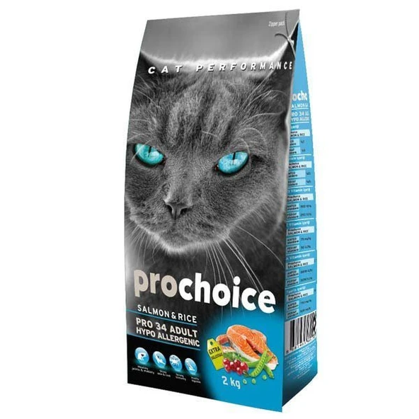 Pro Choice Pro 34 Adult Somonlu Yetişkin Kedi Maması  15 Kg ürün görseli 1