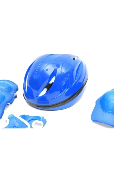 Çocuk Kask Dizlik Dirseklik Eldiven Koruyucu Set 7 Parça - Resim 2