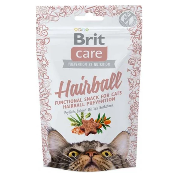 Brit Care Cat Snack Hairball Tüy Yumağı Engelleyici Kedi Ödül Maması  1 Adet 50 Gr ürün görseli 1